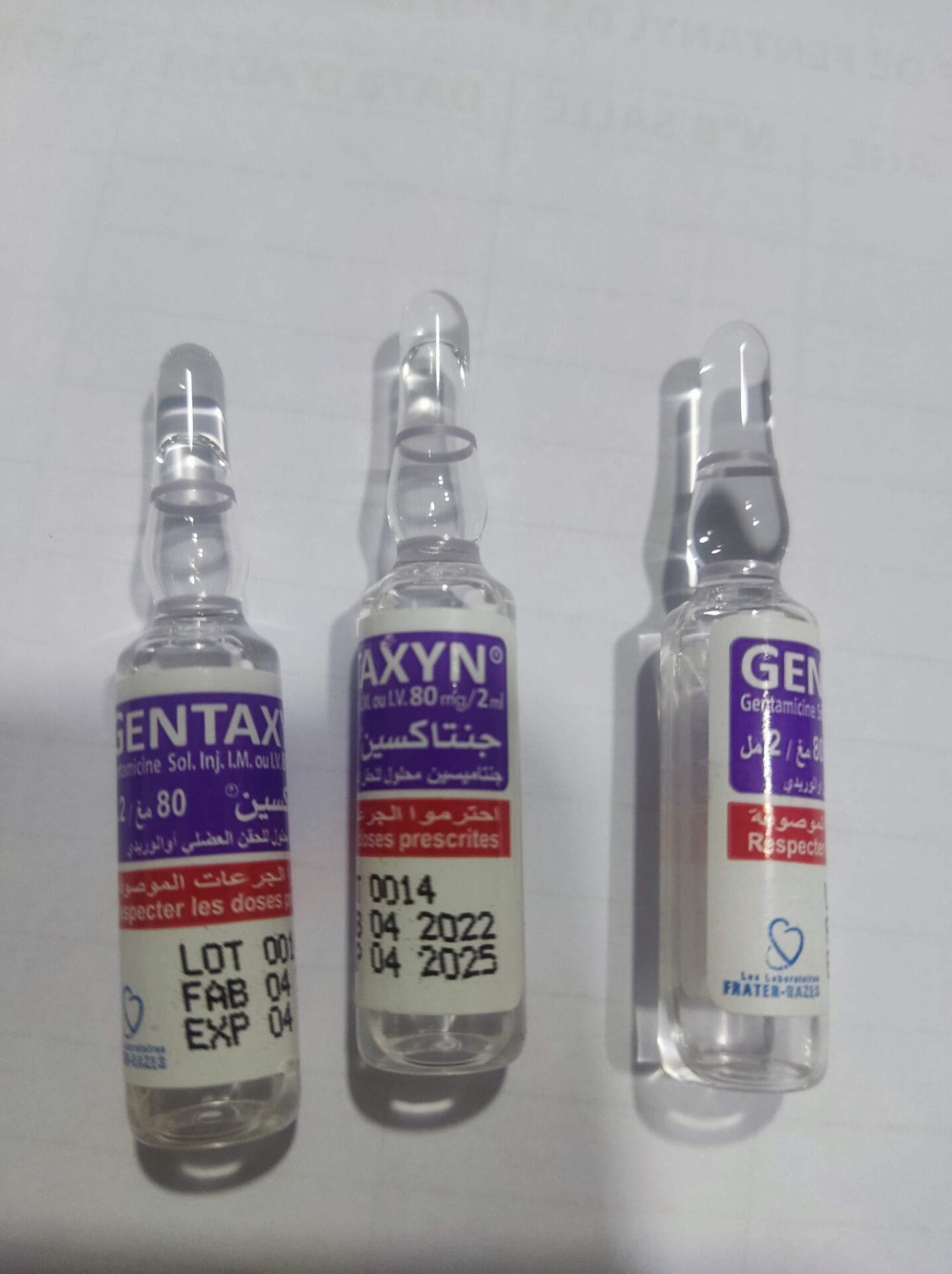 gentamycine 80 mg